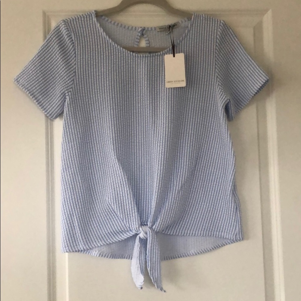 NWT Seersucker Top